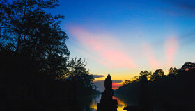 Angkor Thom under the sunset, Siem Reap